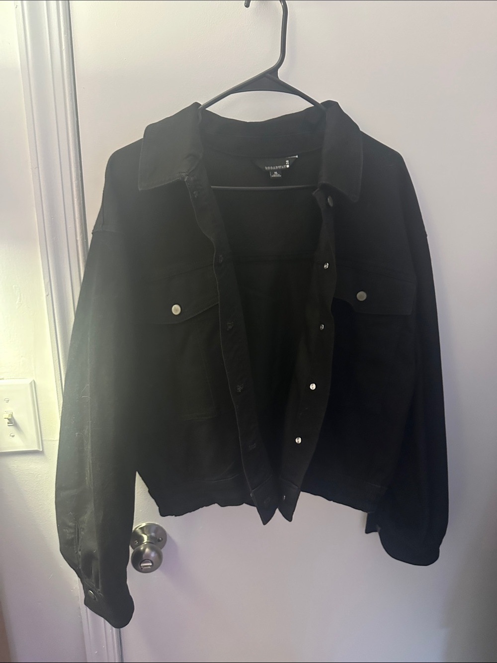 Oversized Black Women's Jacket - Unbranded - Picture 1 of 2